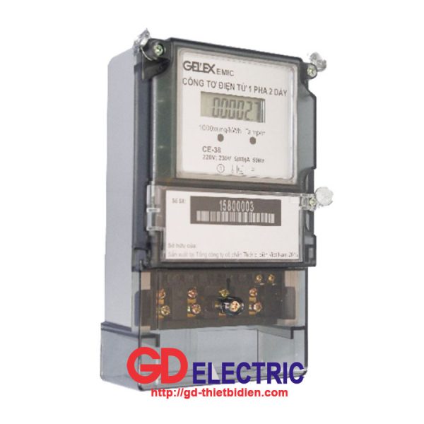Công tơ điện tử đồng hồ điện thiết bị đo công suất 6 thông số 100A