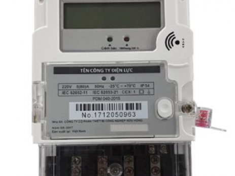 Hình ảnh công tơ điện tử 1 pha 1 biểu giá trực tiếp kiểu DDS26D