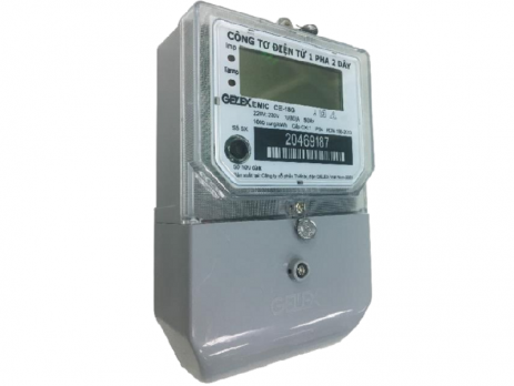 Hình ảnh công tơ điện tử 1 pha 2 dây CE-18G